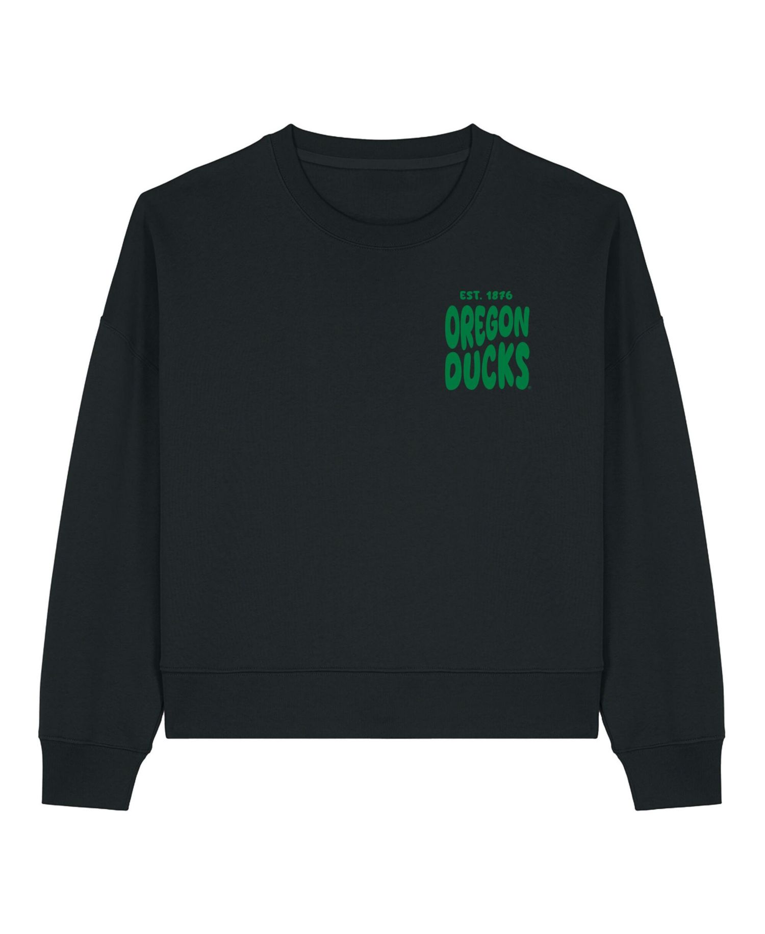Women's Black Oregon Ducks Cloud Sweatshirt