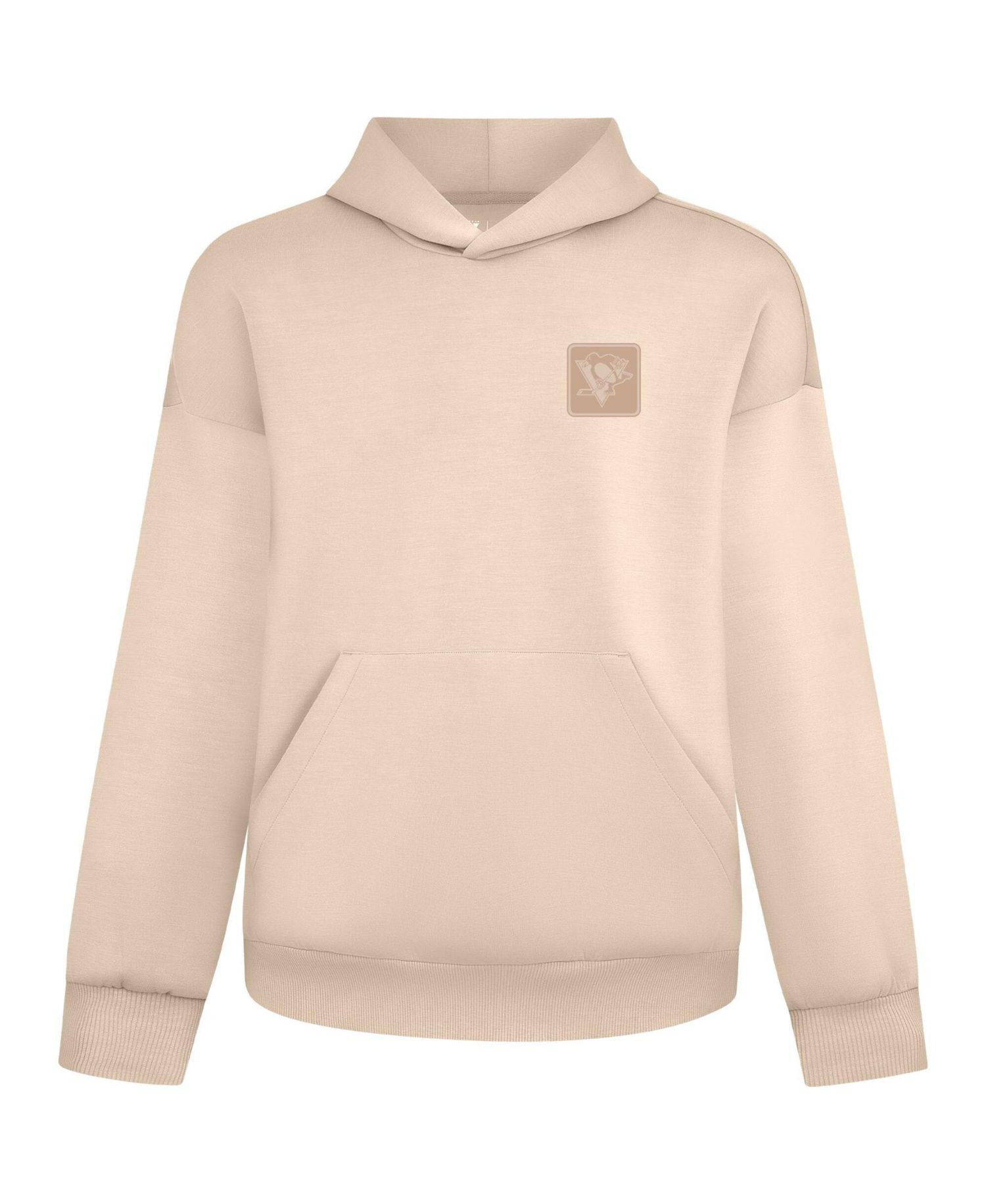 Men's and Women's Khaki Pittsburgh Penguins Tri-Blend Luxe Signature Hoodie