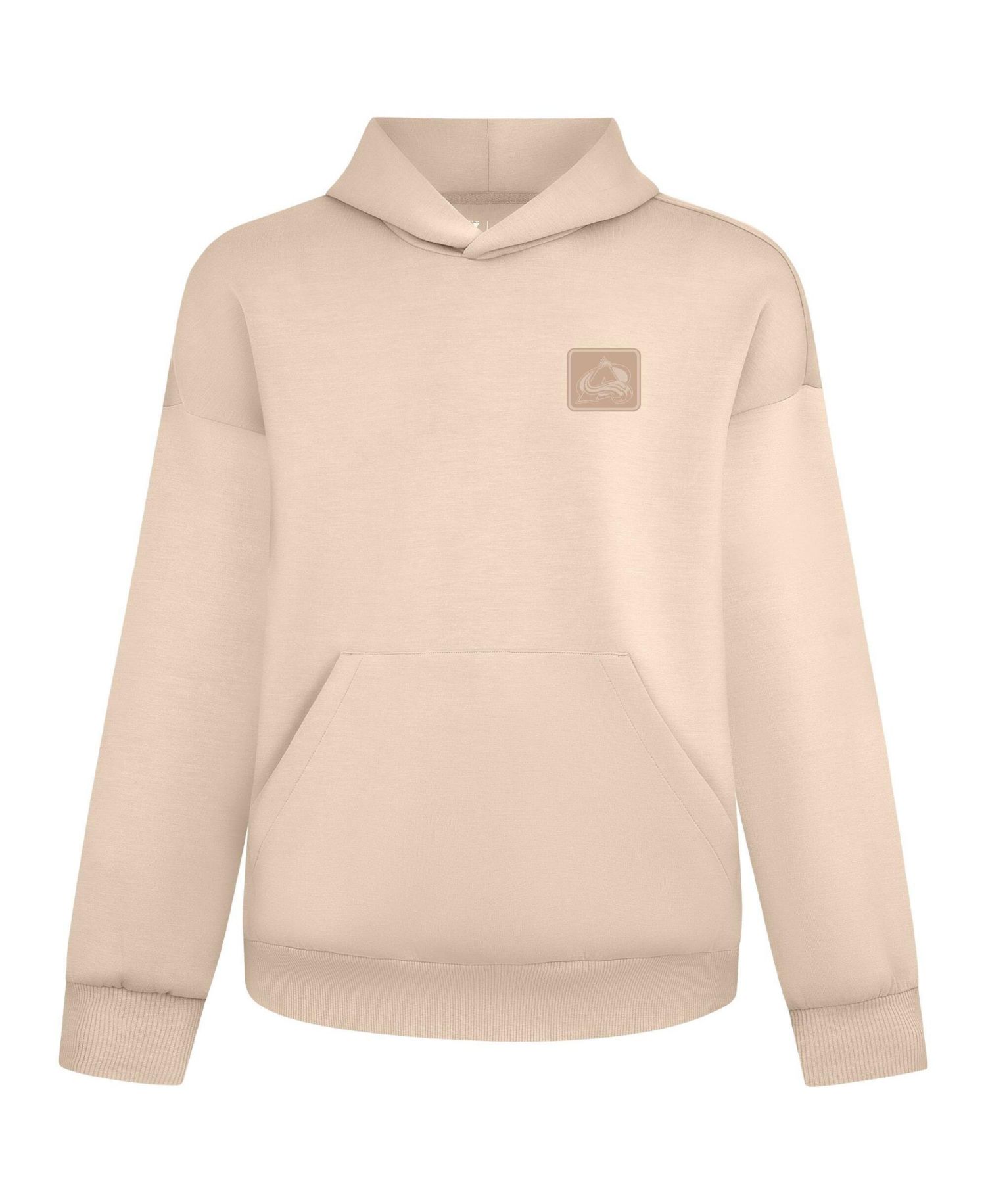 Men's and Women's Khaki Colorado Avalanche Tri-Blend Luxe Signature Hoodie