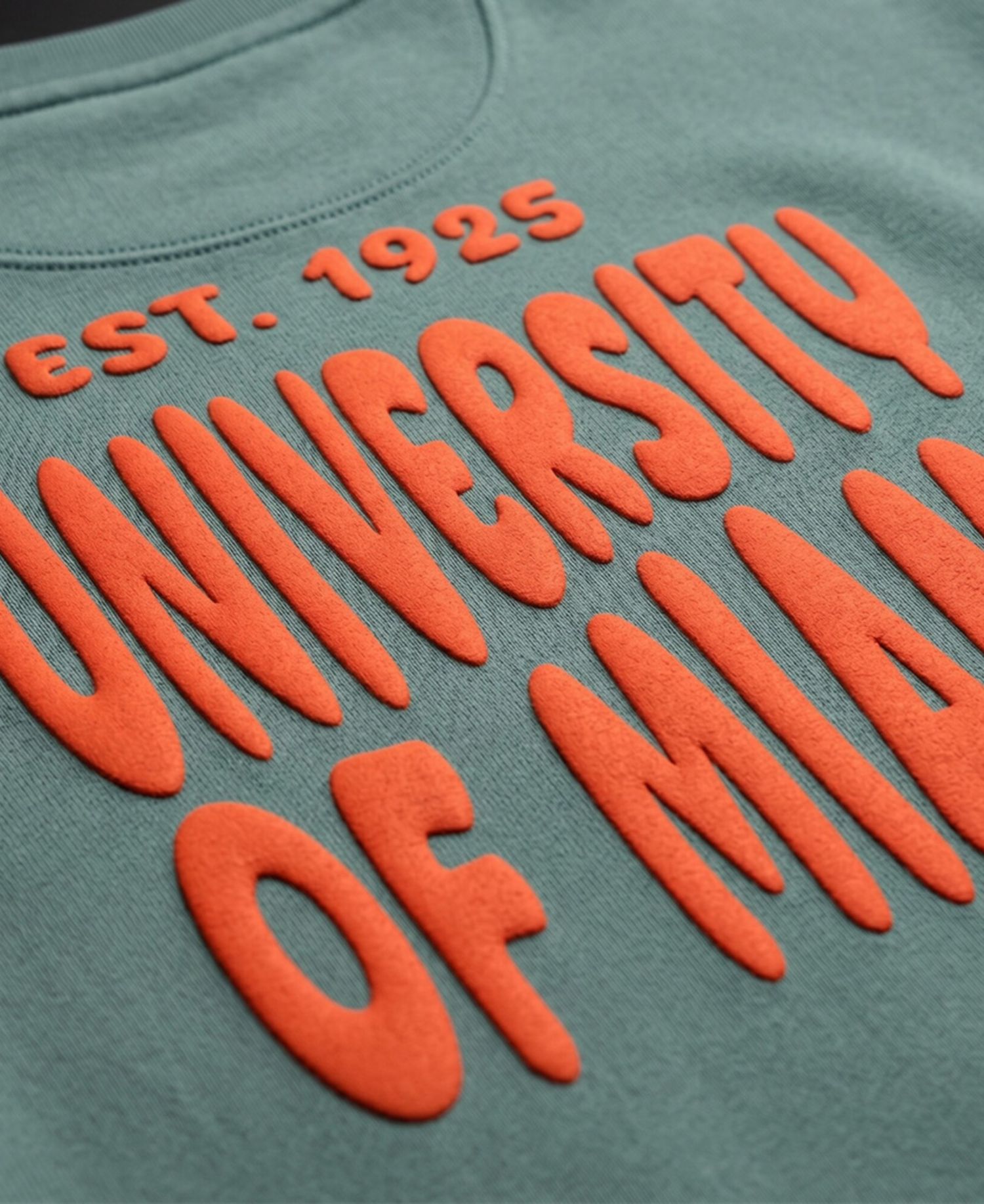 Women's Green Miami Hurricanes Cloud Sweatshirt