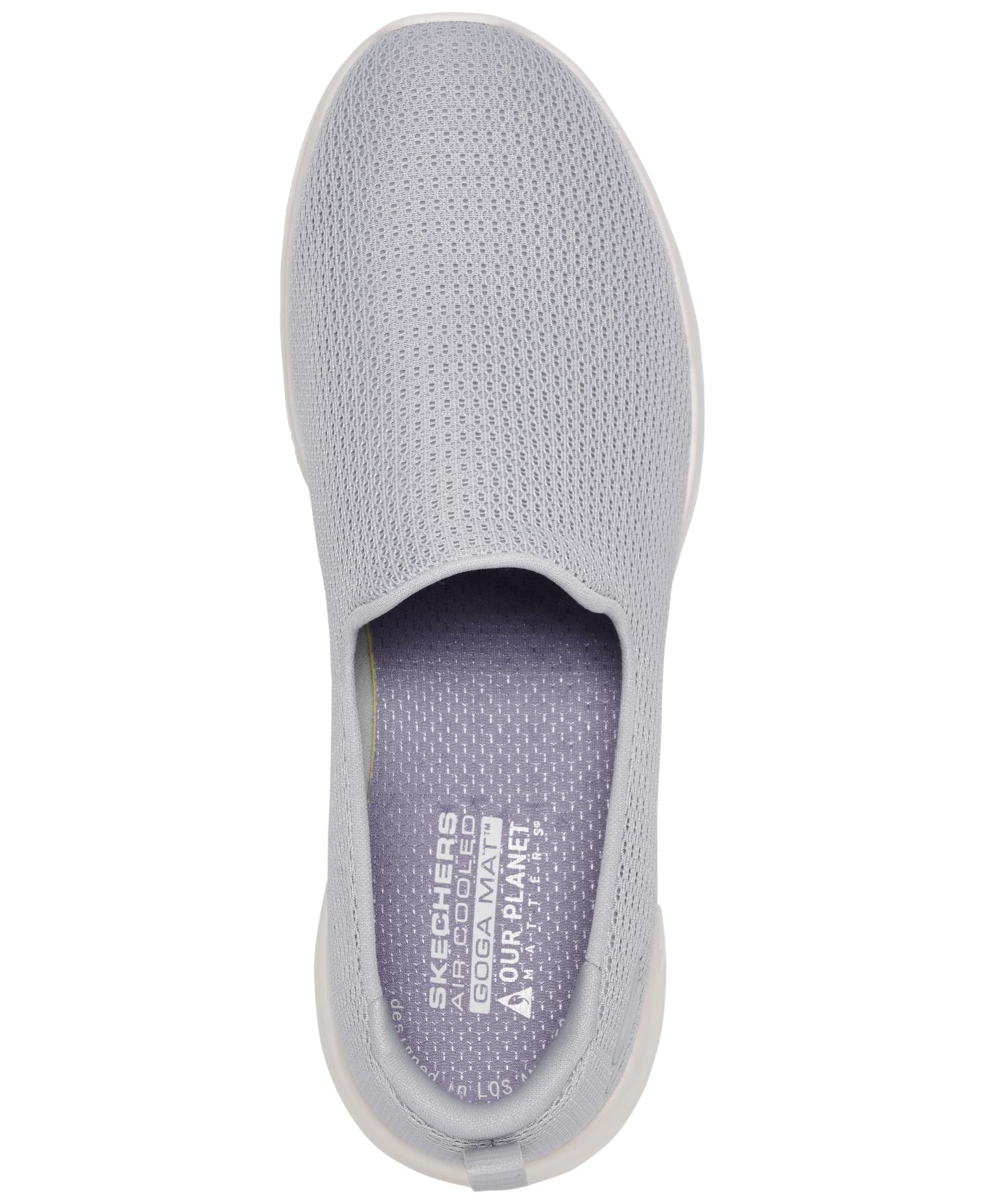 Женские кроссовки Skechers GOWalk Joy - Aura Slip-On Walking, цвет: Светлый серый — фото 5