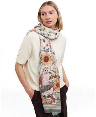 Women's Botanical Large Rectangle Scarf