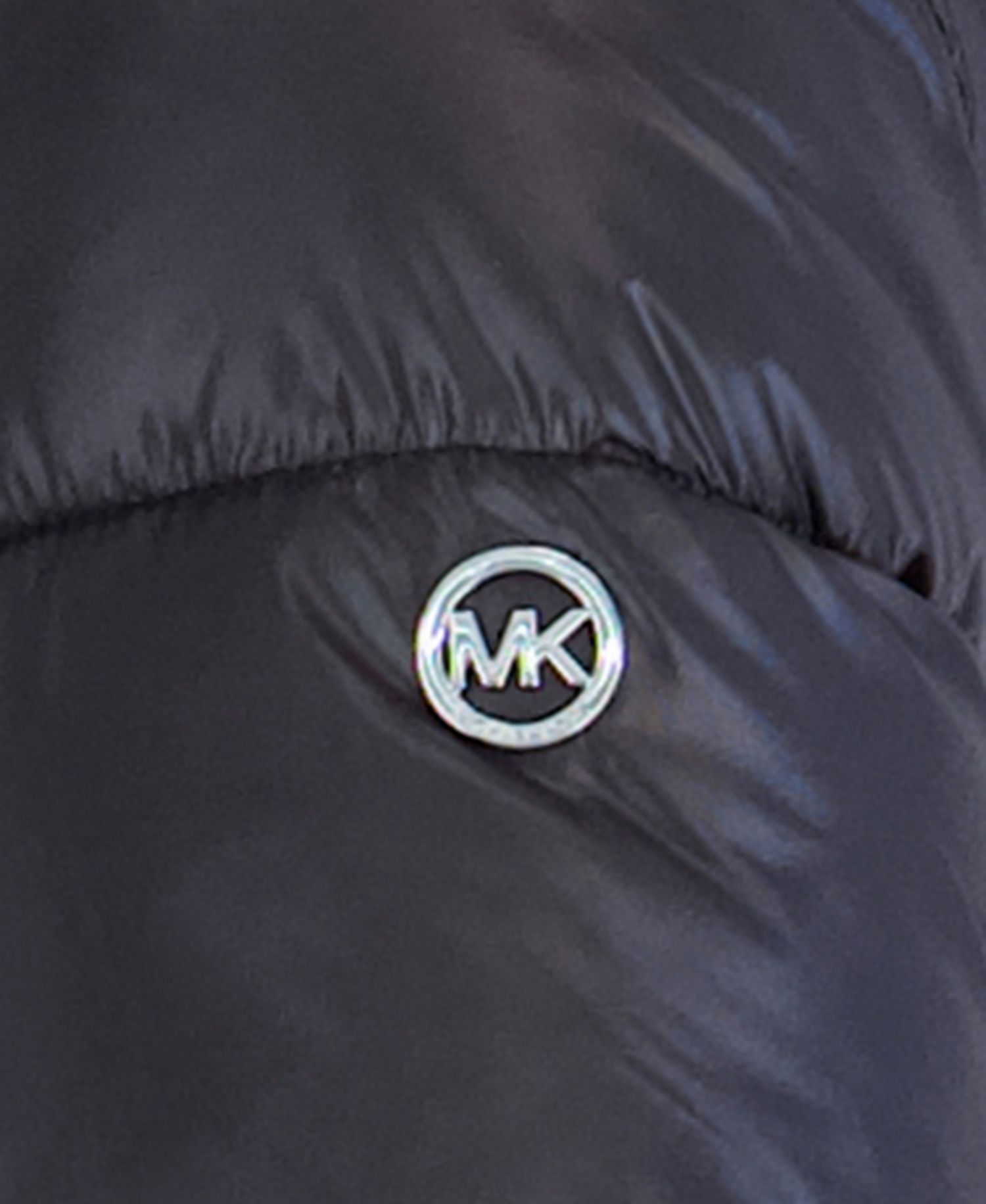 Girls' 5-16 MK Logo Belted Stadium Length Long-Sleeve Jacket