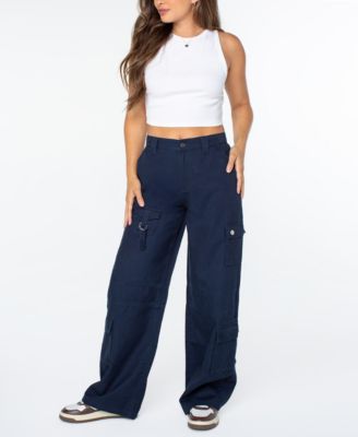 Women's High-Rise Wide-Leg Cargo Pants