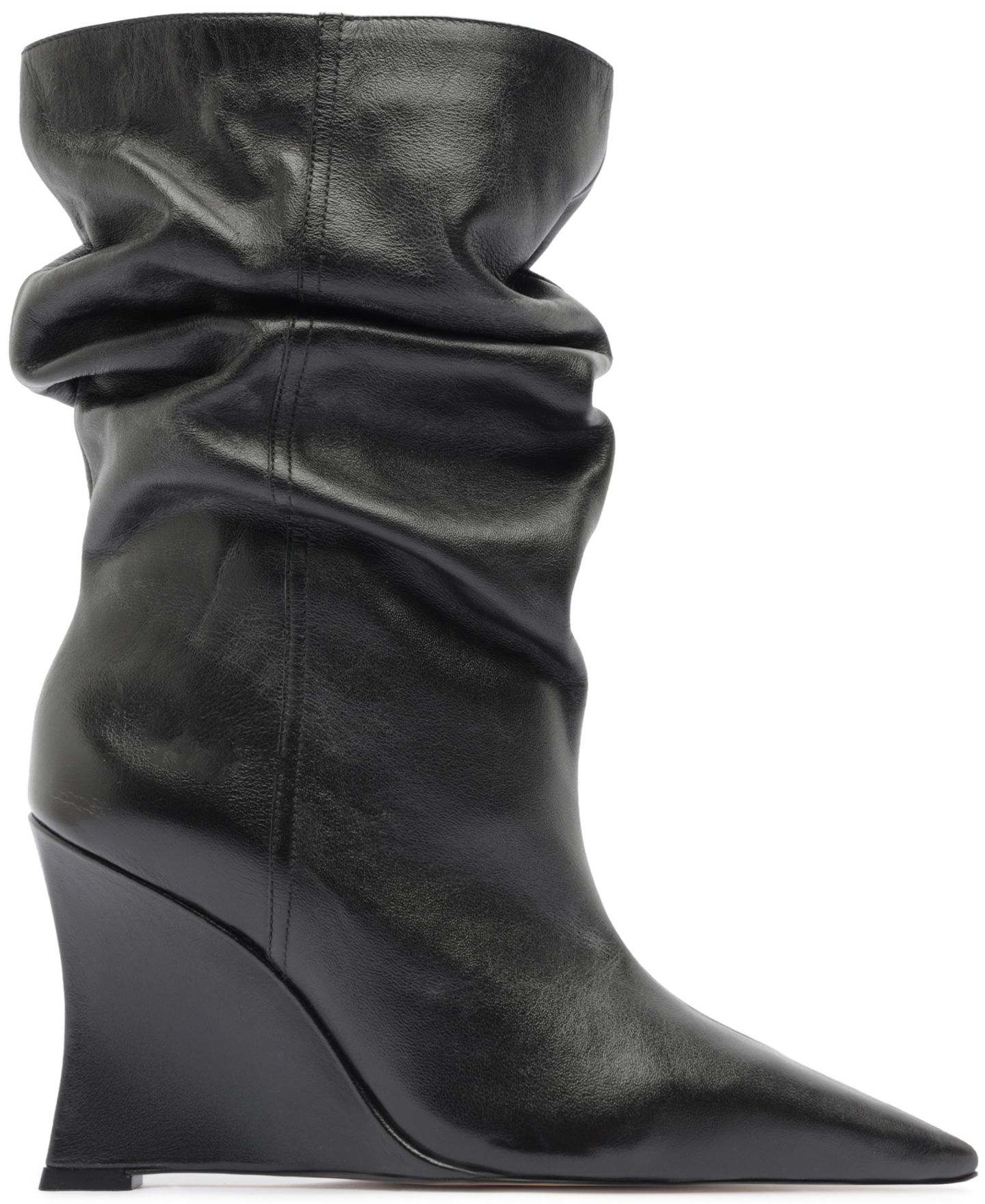 Женские ботинки Arezzo Cara Wedge Booties, цвет: Чёрный — фото 2