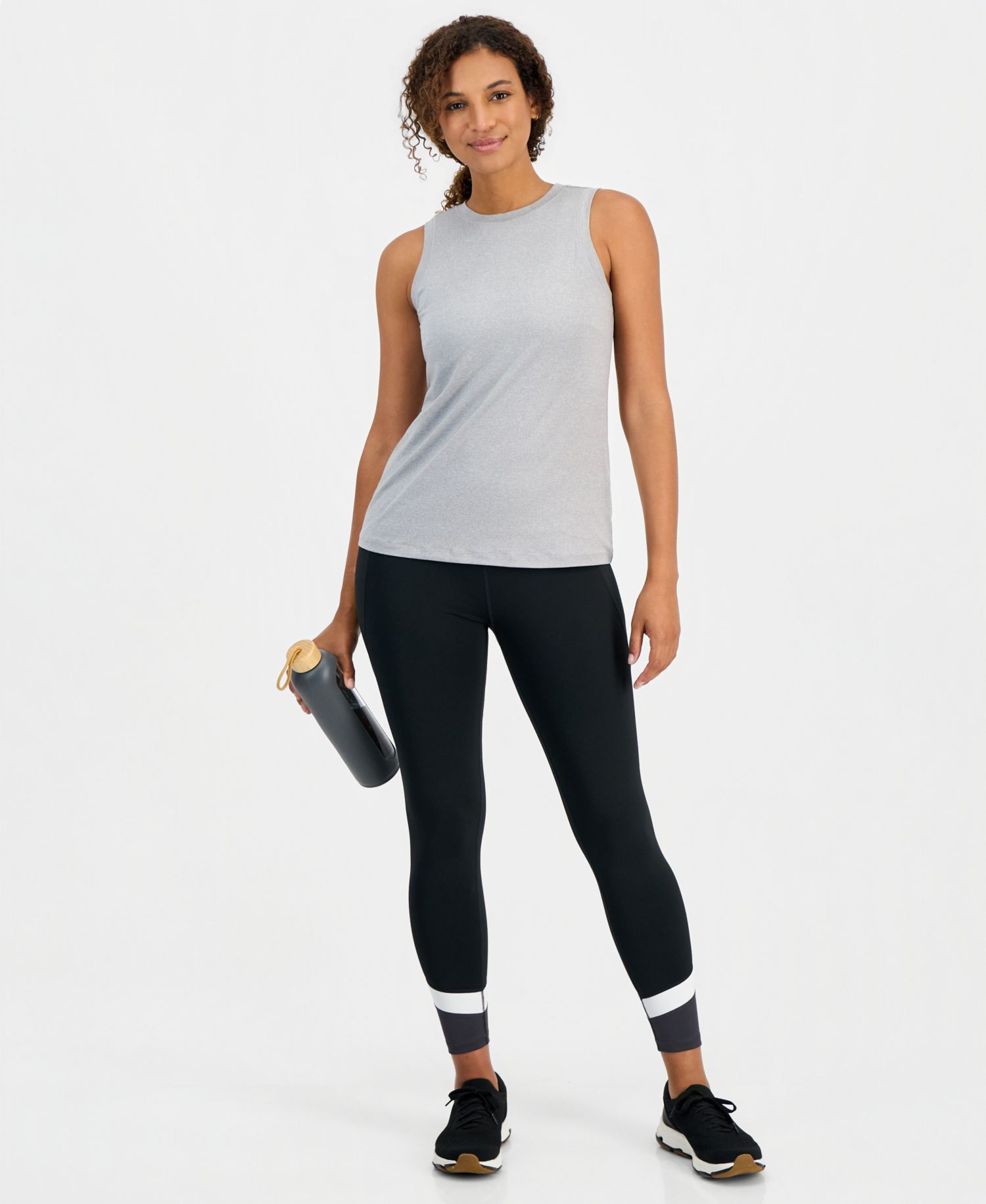 Women's Performance Essential Relaxed-Fit Crewneck Sleeveless Tank Top