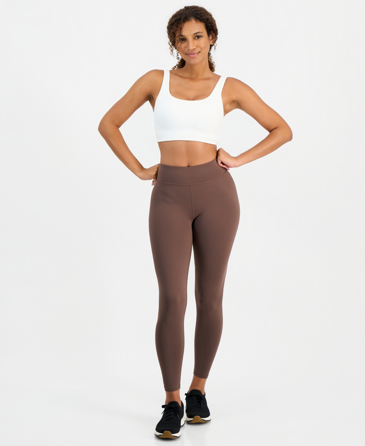 Id Ideology Women's Sf Legging 7/8 High-Waisted Stash Pocket Leggings, Macy's Exclusive