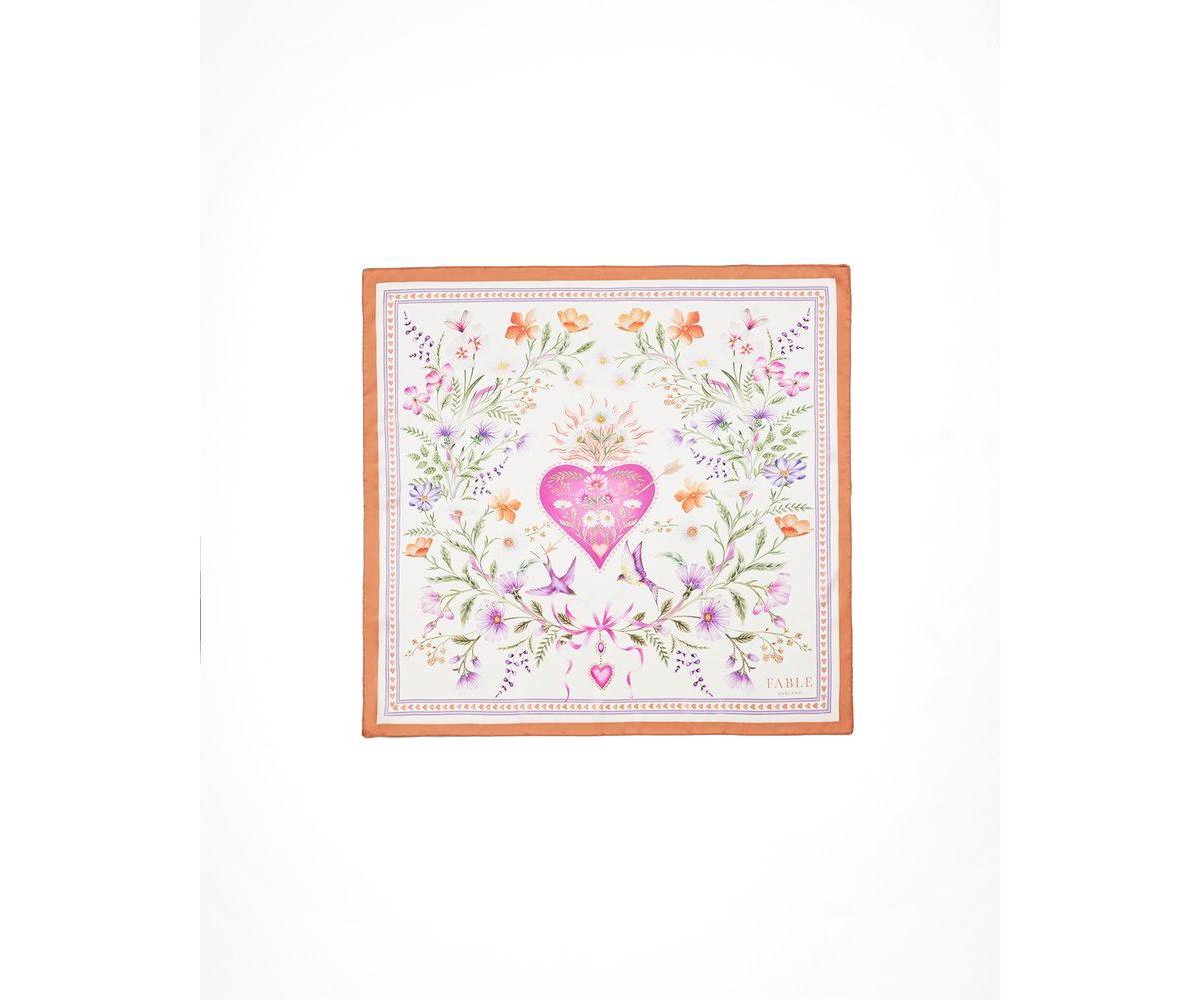 Fable England Women's Penelope Medium Square Scarf
