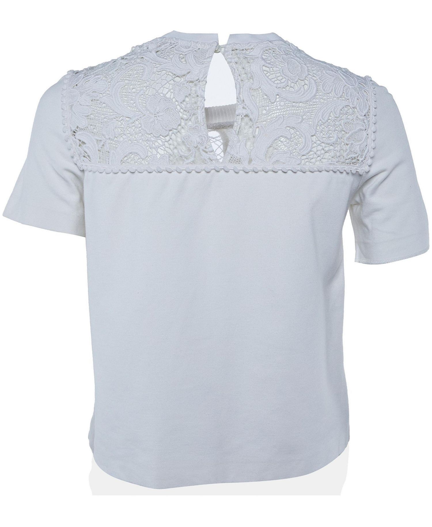 Women's Lace-Paneled Knit Top