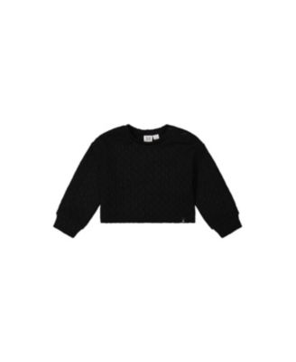 Toddler Girl (2T-5T) Jacquard Sweatshirt