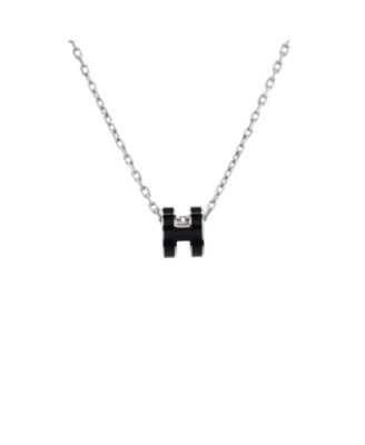Pop H Pendant Chain Necklace