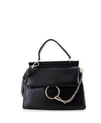 Small Faye Top Handle Bag Leather
