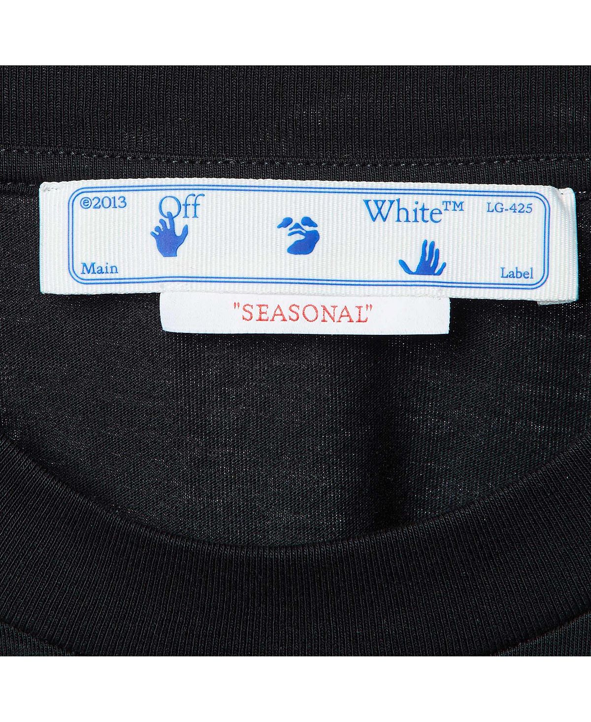 Pre-Owned Off-White Women's Floral Logo Cotton T-Shirt view 4 — MAYCSS fashion products