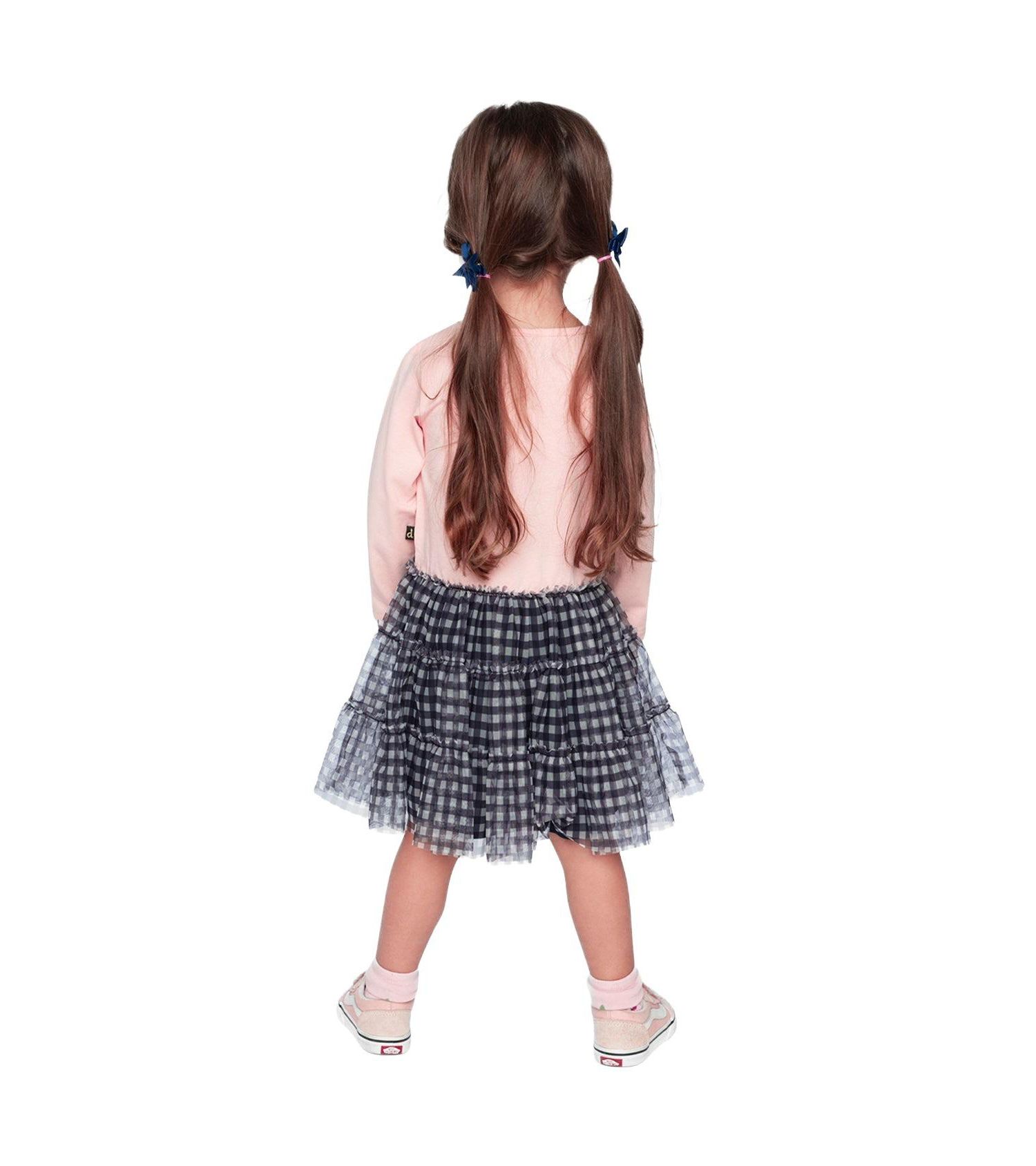 Baby Girls (12M-24M) Bi-Material Dress
