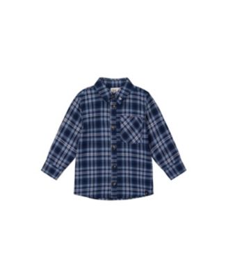 Little Boys (6-8) Plaid Shirt