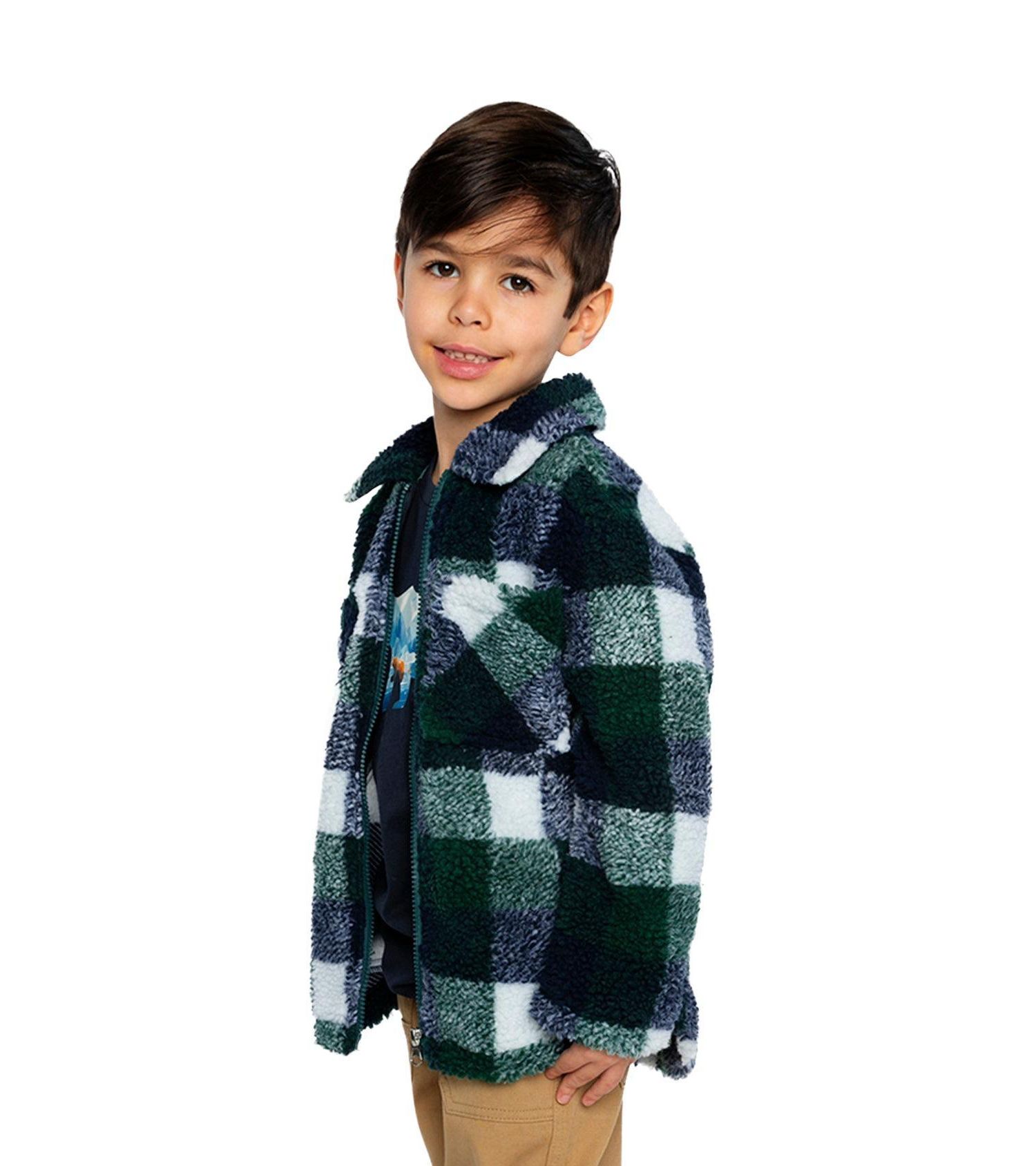 Little and Big Boy's (6-12) Zipped Overshirt