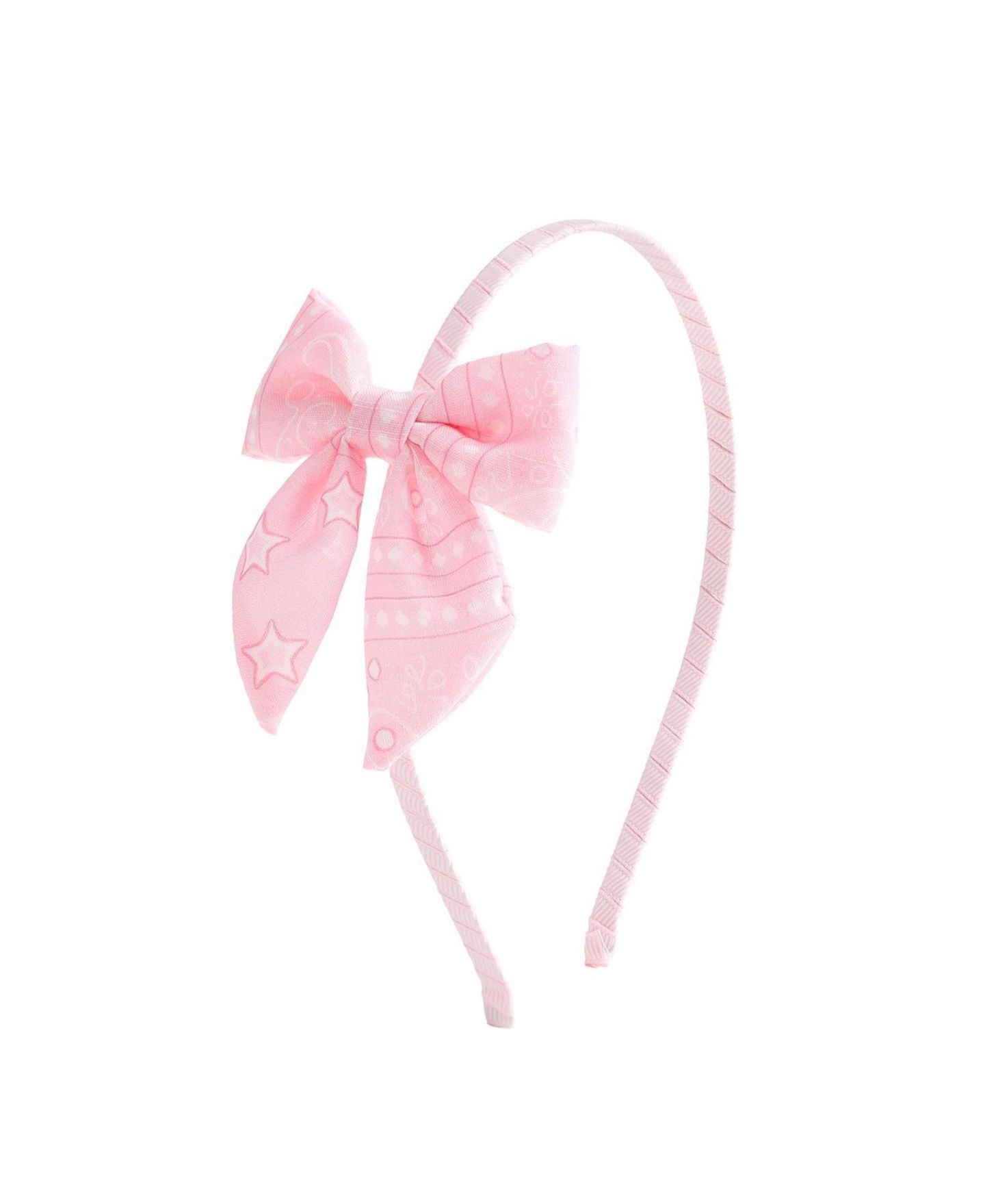 Аксессуары для волос Sweet Wink Bandana Western Bow Headband для девочек, цвет: Розовый — фото 1