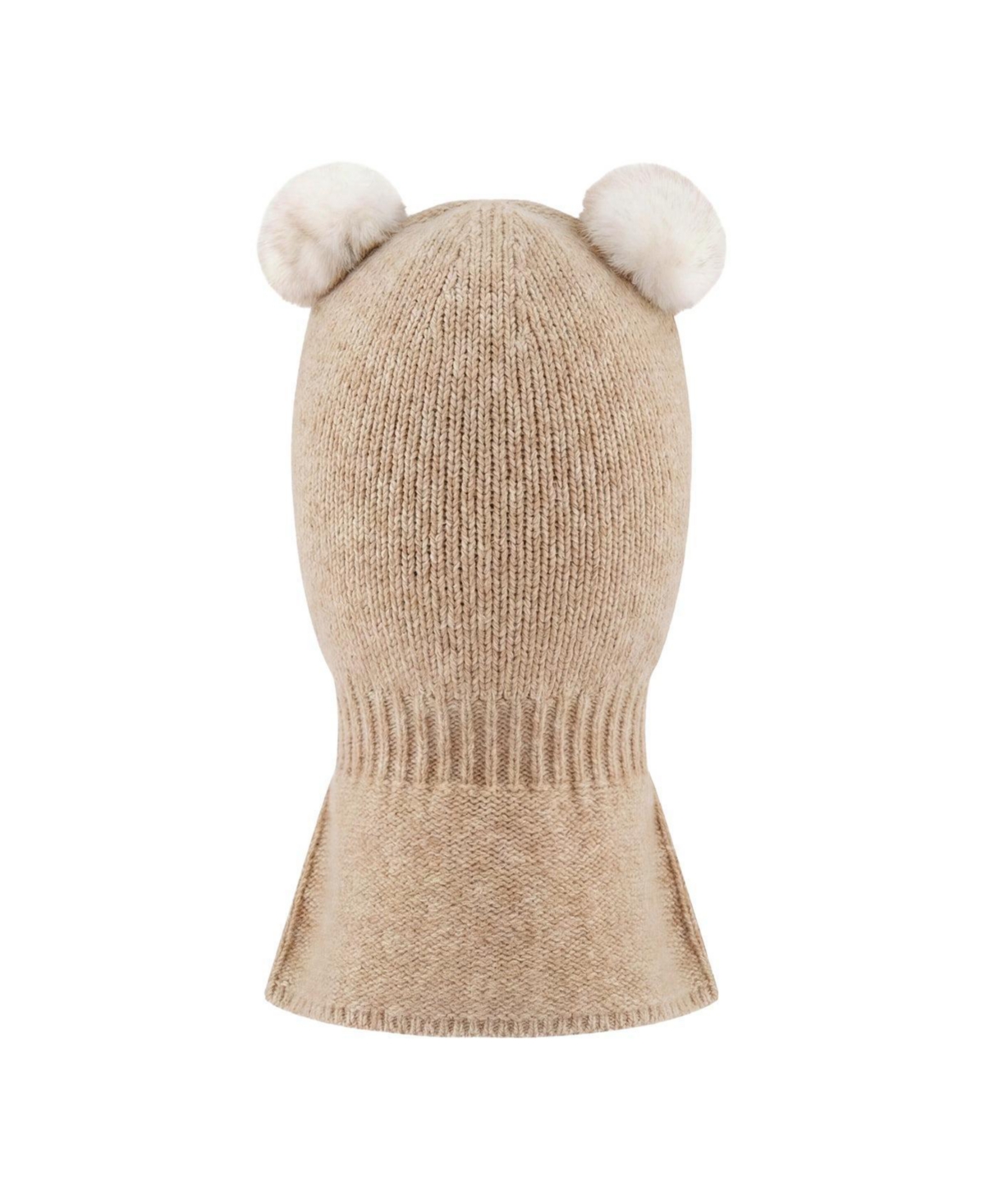 Deux par Deux Toddler Unisex (2-4) Knit Bear Balaclava
