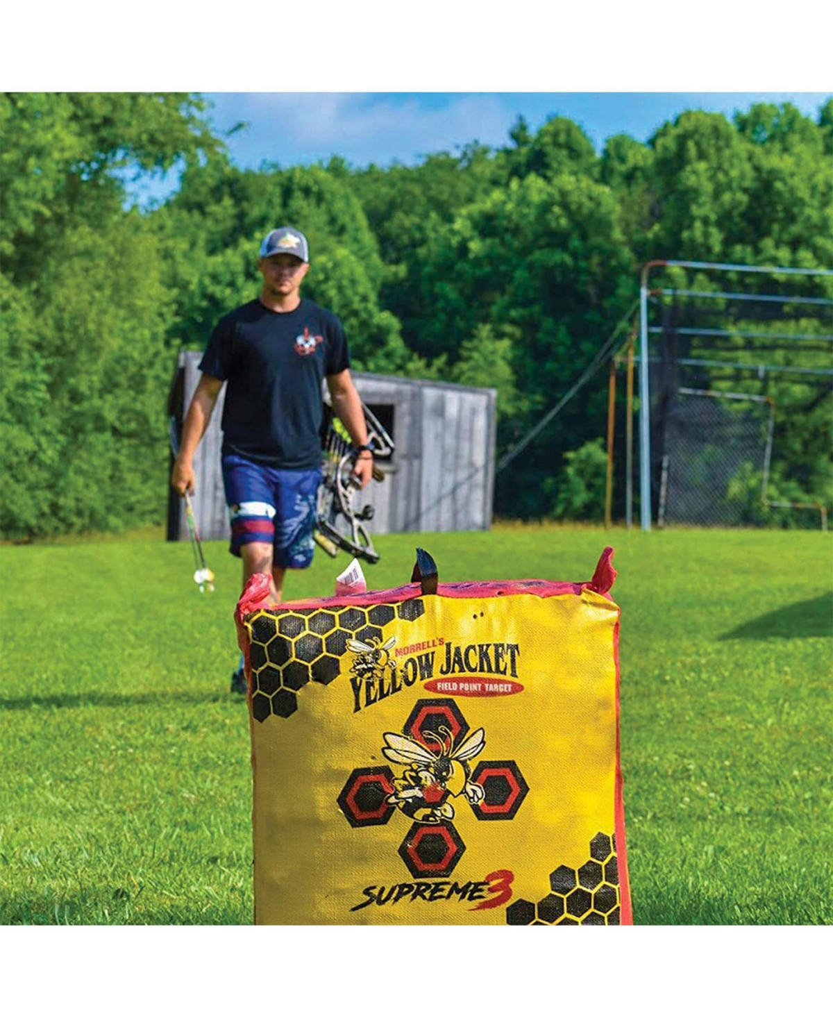 Morrell Targets Jacket Supreme 3 28 Pound Adult Field Point Archery Bag Target