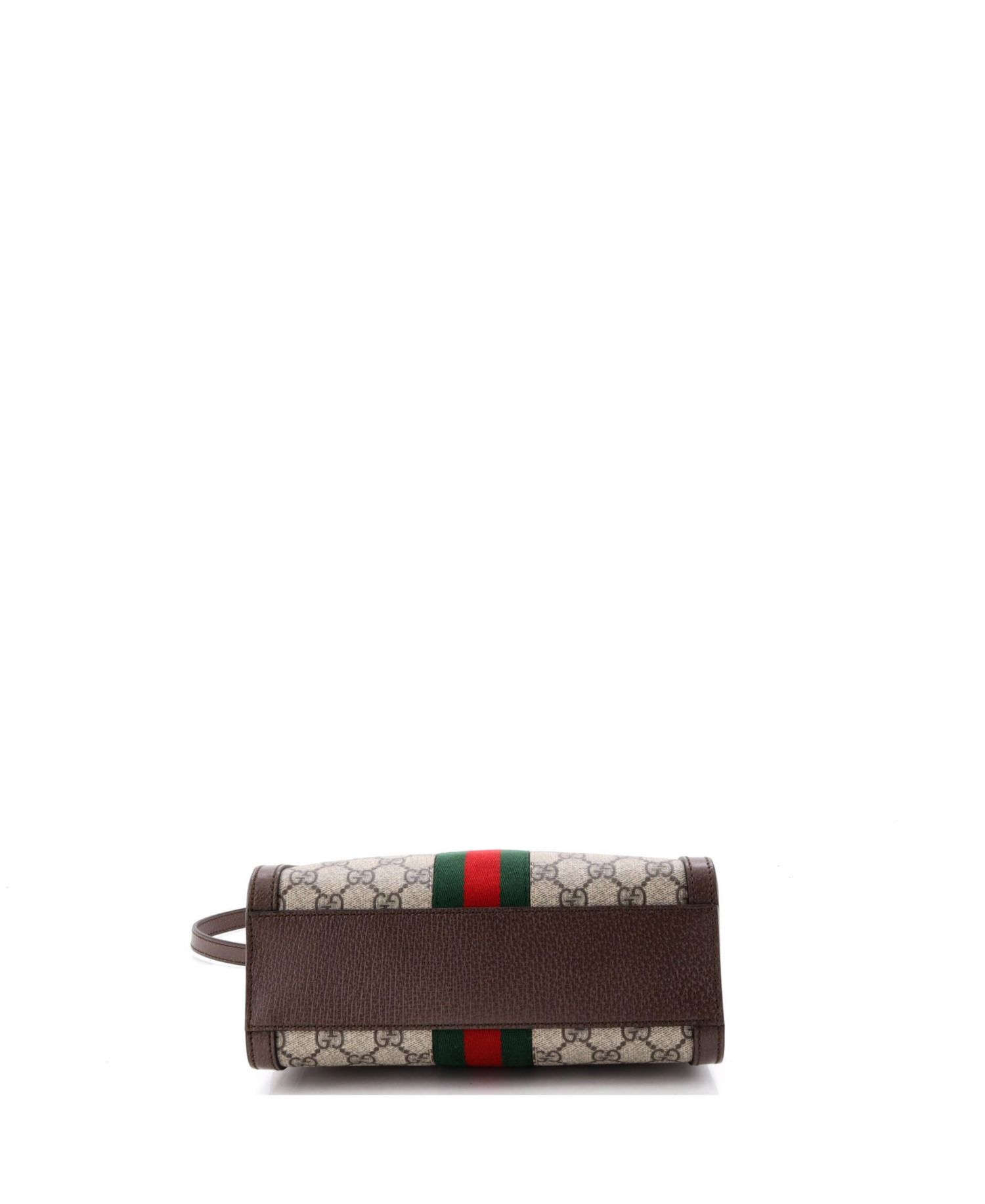 Small Ophidia Top Handle Tote GG Coated Canvas