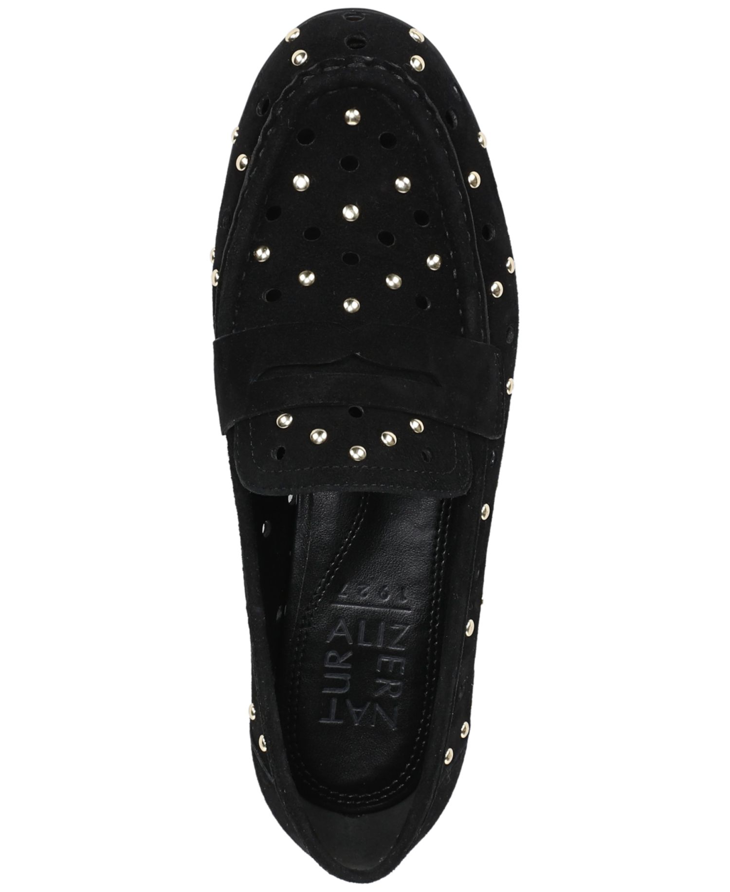 Women's Bloom-Stud Slip-On Loafers