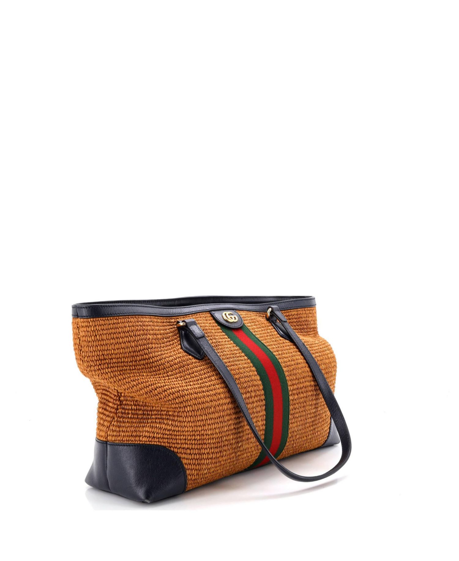 Medium Ophidia Shopping Tote Straw