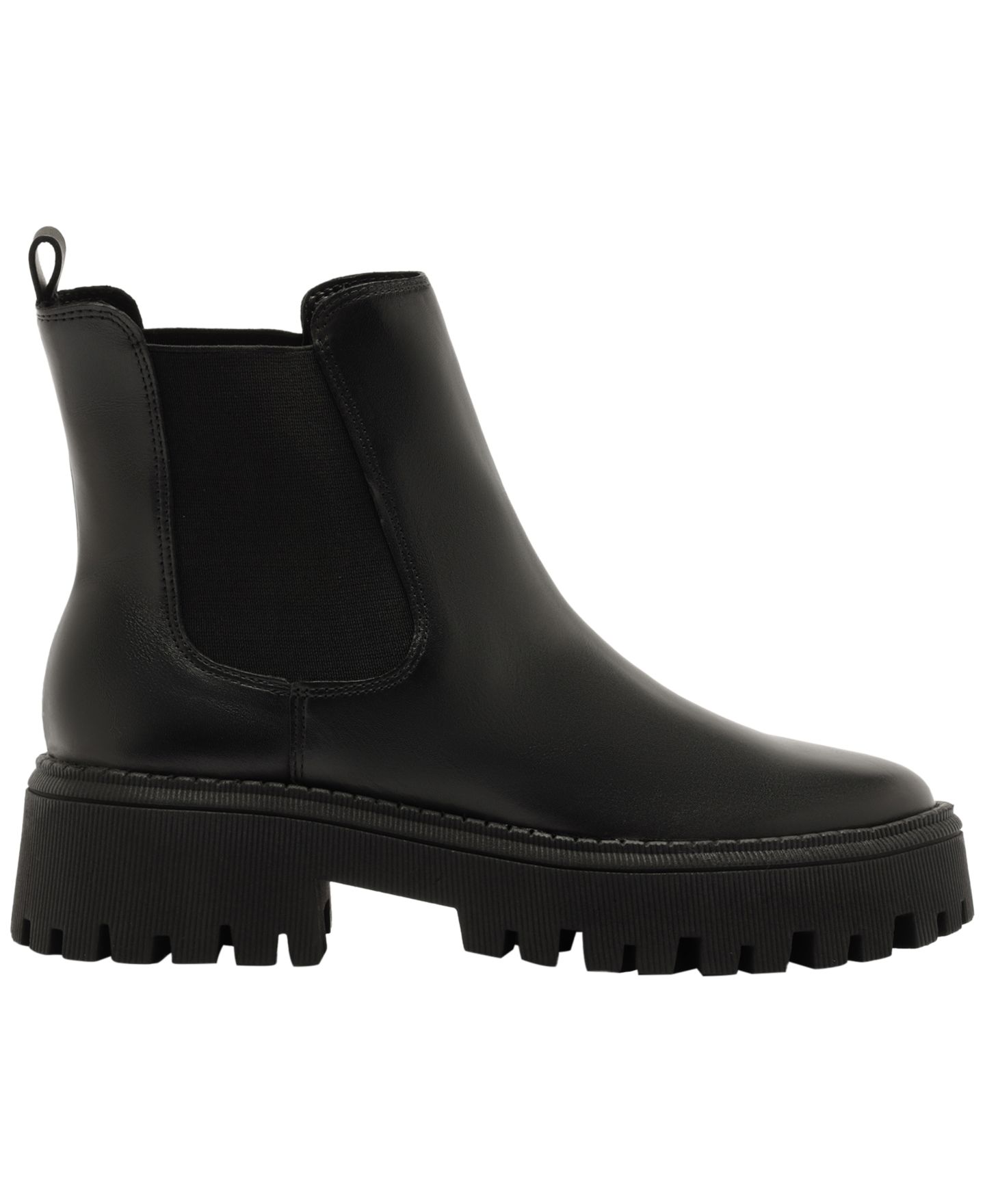 Женские ботинки Arezzo Annie Low Block Lug Sole Booties, цвет: Чёрный — фото 2