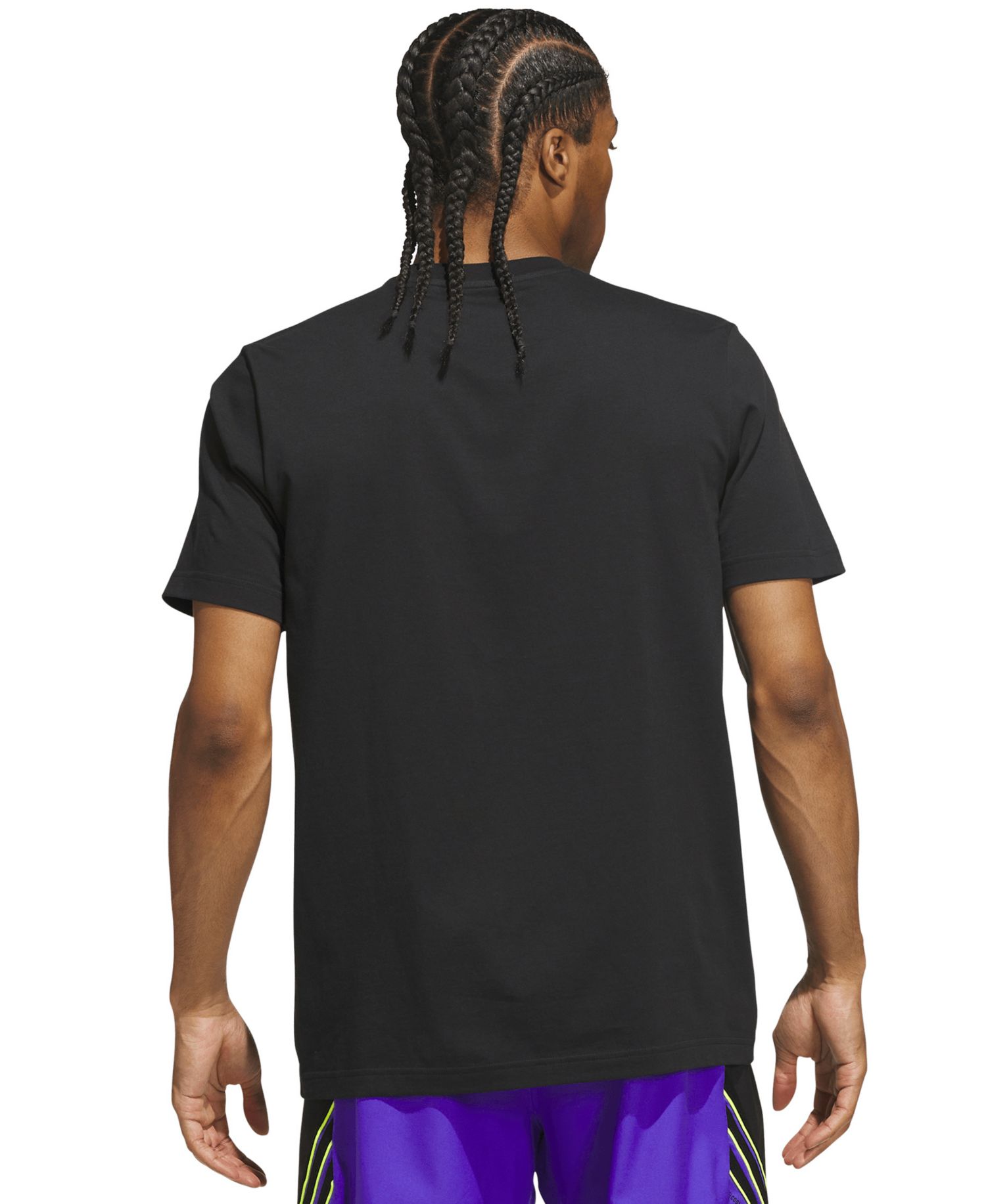 Men's Bold Basketball Court Graphic Crewneck T-Shirt