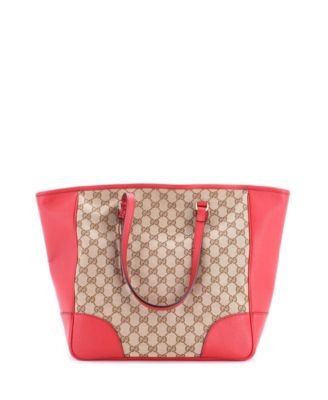 Medium Bree Tote GG Canvas with Leather