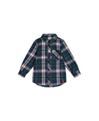 Little and Big Boy (6-12) Plaid Shirt