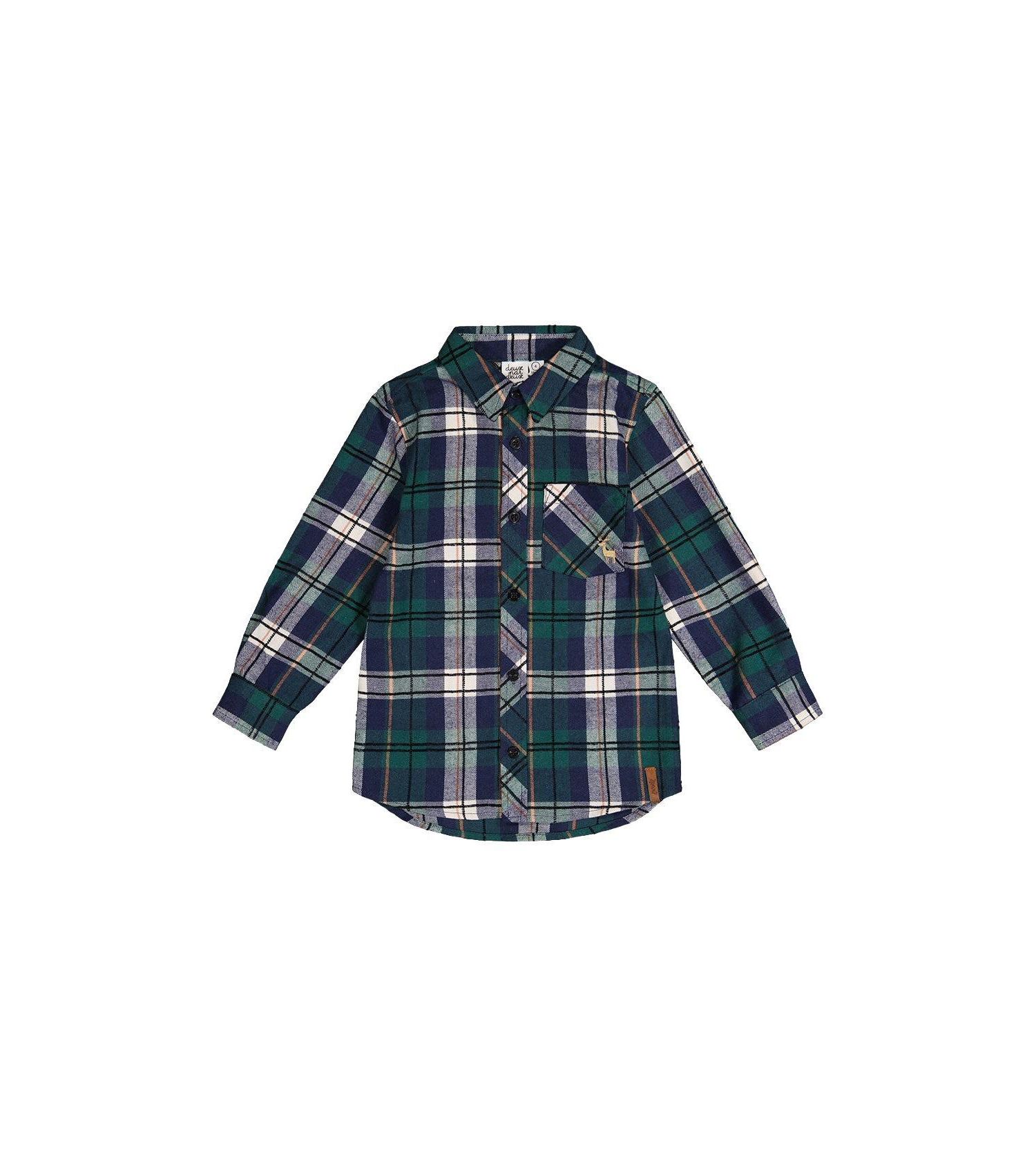 Little and Big Boy (6-12) Plaid Shirt