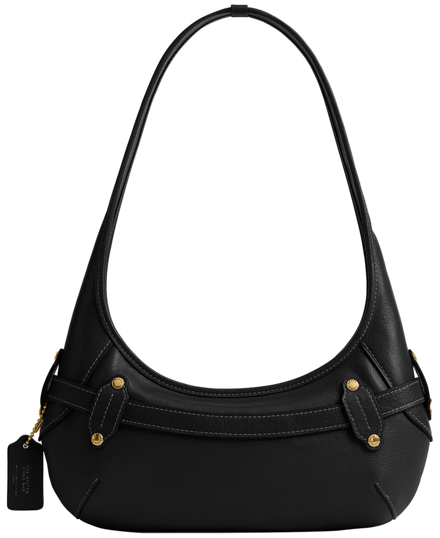 Belted Ergo Small Leather Shoulder Handbag 26