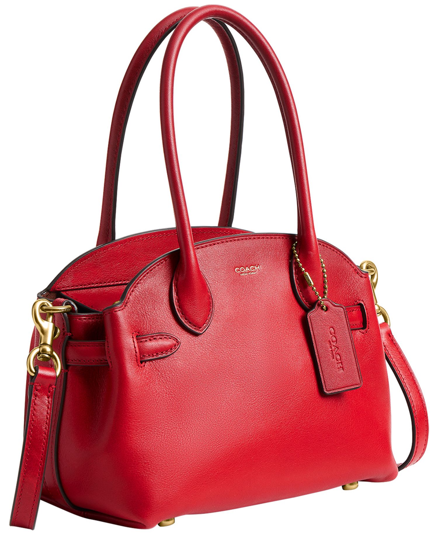 Soft Empire Small Leather Satchel Bag 21