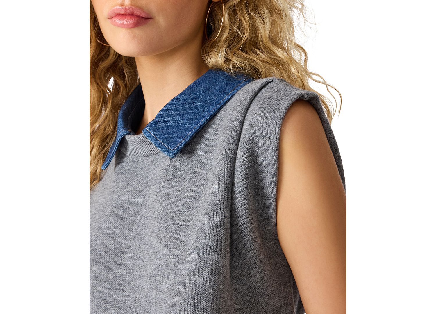 Women's Kelson Collared Sleeveless Sweater