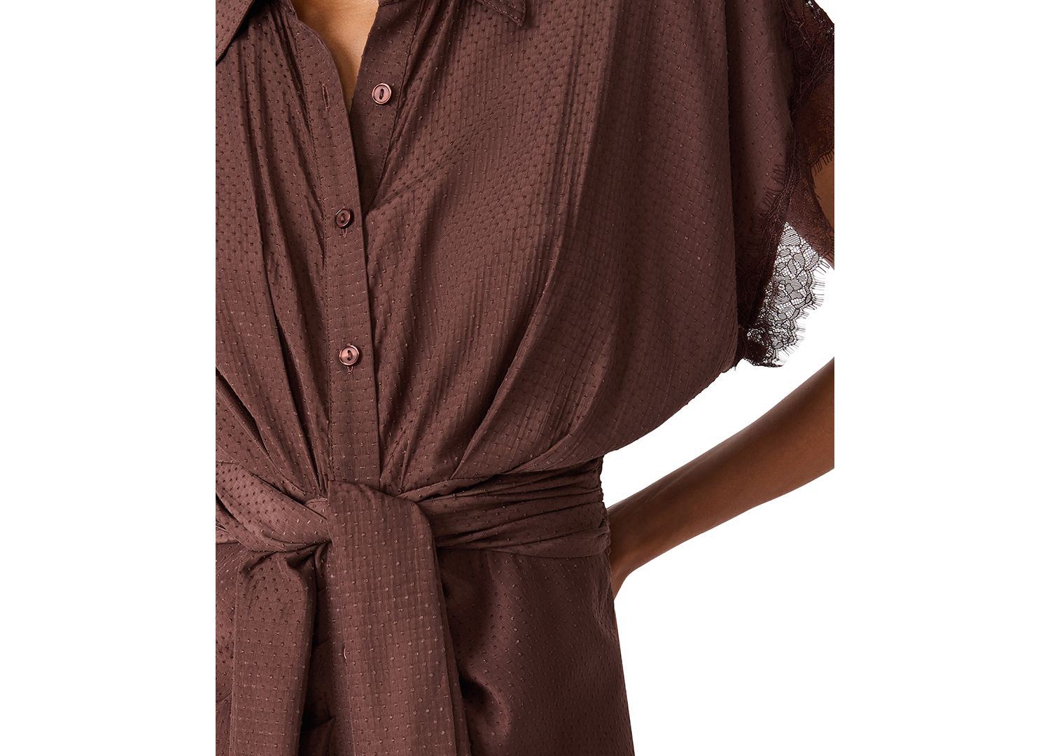 Women's Tori Collared Wrap Midi Dress