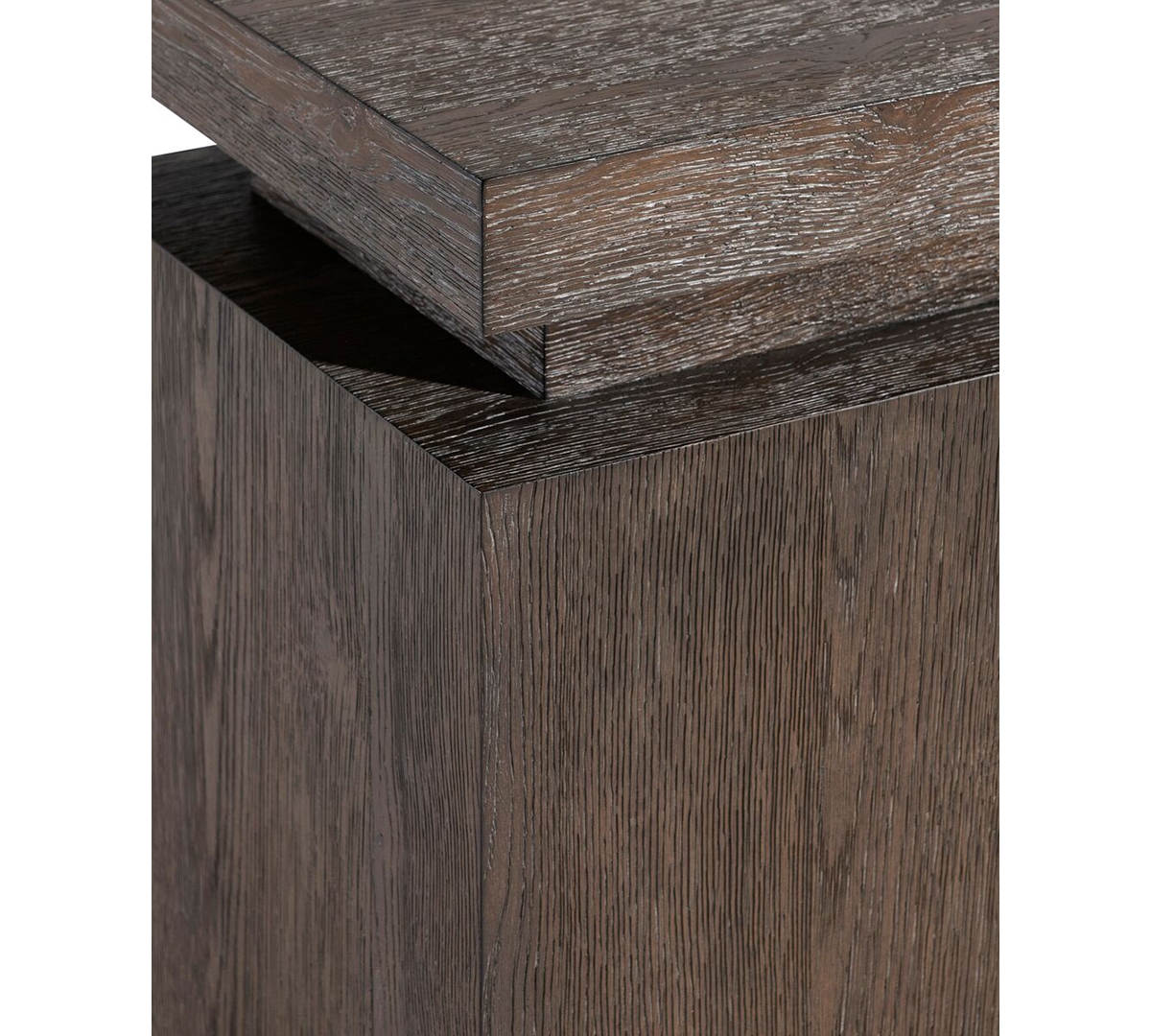 Bernhardt Outline 14" Accent Wood Side Table
