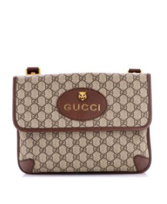 Medium Neo Vintage Flap Messenger GG Coated Canvas