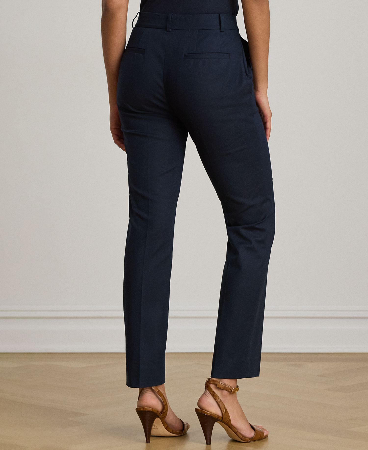 Petite High-Rise Slim Ankle Pants