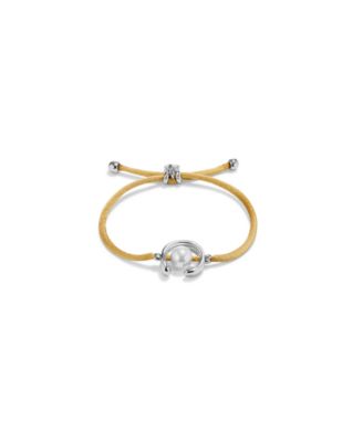 Silver Metal Alloy Camel Silk Bracelet