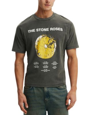 Men's Timeless Music Cropped Regular-Fit T-Shirt