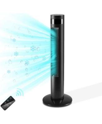 36'' Bladeless Tower Fan with Remote, Quiet Cooling