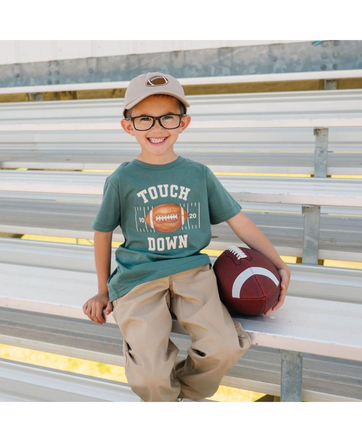 Little Boys Touchdown Short Sleeve T-Shirt