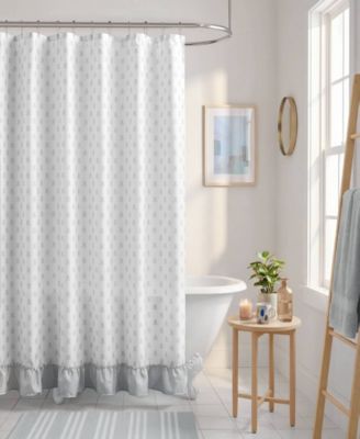 Savanna Floral Ruffle 13-Piece Shower Curtain Set