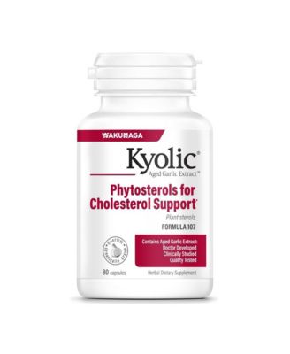 Aged Garlic Extract Formula 107, Phytosterols for Cholesterol Support, 80 Capsules