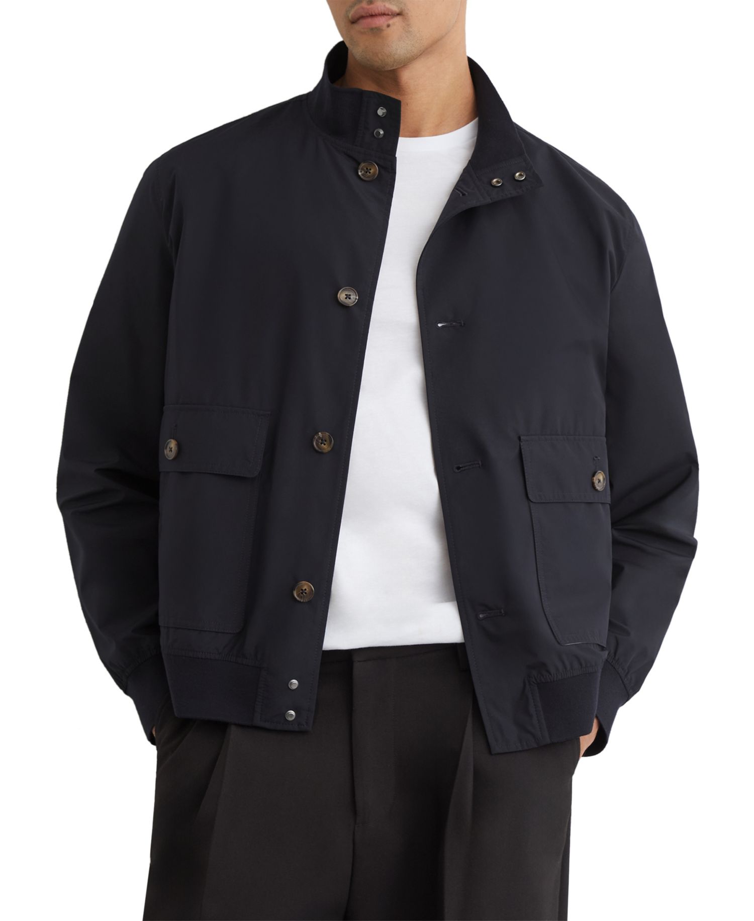 Men's Latent Technical Button-Through Bomber Jacket