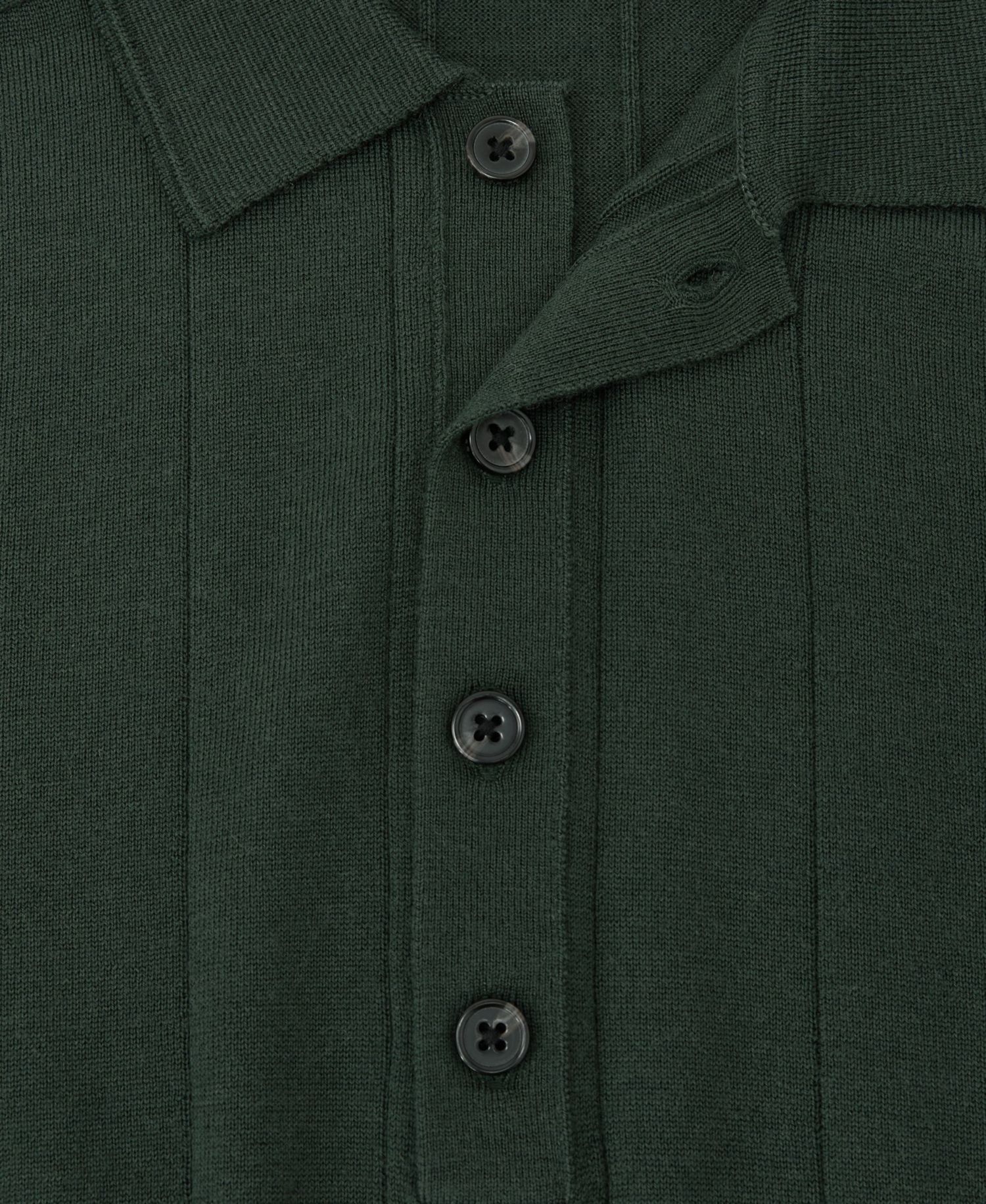 Men's Greyson Merino Wool Wide-Rib Polo Shirt