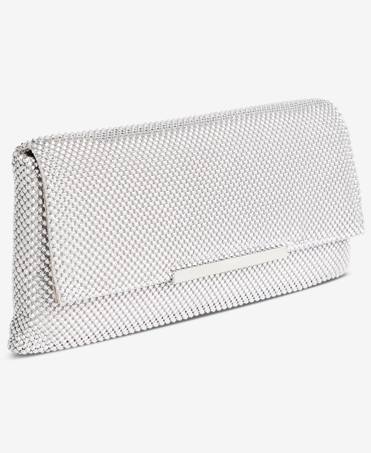 Ether East/West Studded Mesh Clutch