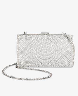 Ranndi Imitation Pearl Embellished Evening Clutch Handbag