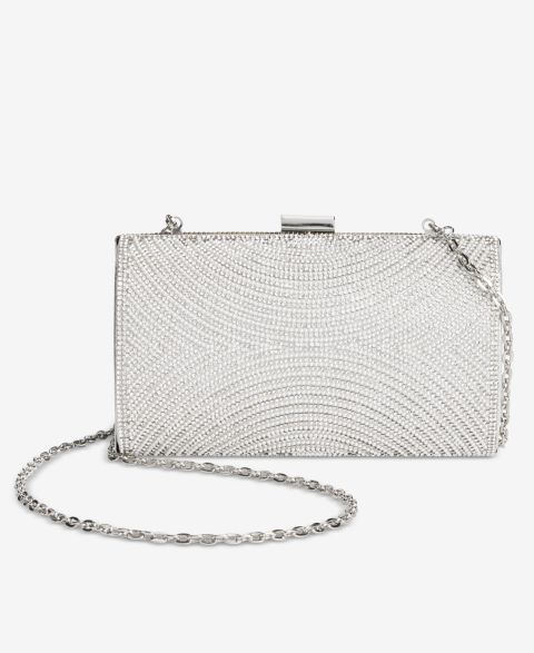 Женский клатч I.N.C. International Concepts Ranndi Imitation Pearl Embellished Evening Clutch Handbag, цвет: Жемчужный