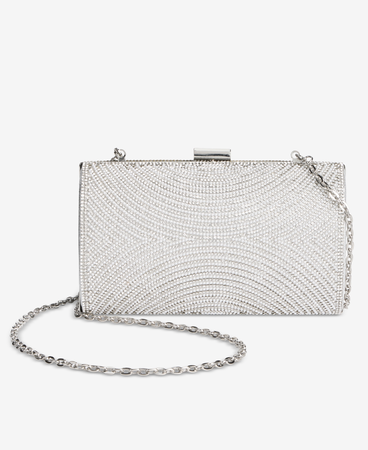I.n.c. International Concepts Ranndi Imitation Pearl Embellished Evening Clutch Handbag